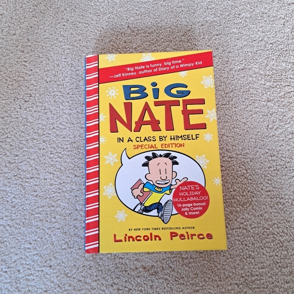 Set Of 2 Big Nate Hardcover Books Lives It Up And In A Class By Himself - Picture 6 of 10